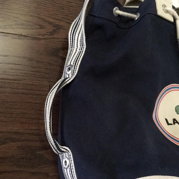 Vintage Lacoste canvas and Leather bag - Picture 2 of 12
